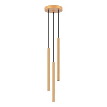 Hanglamp aan een koord ARCHE 3xG9/8W/230V goud