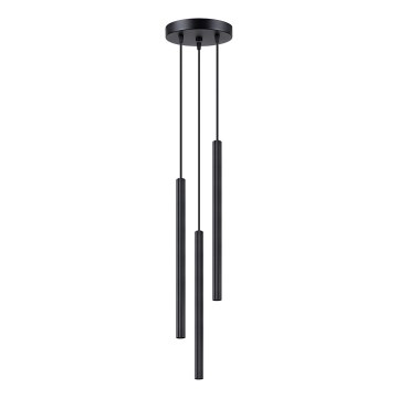 Hanglamp aan een koord ARCHE 3xG9/8W/230V zwart