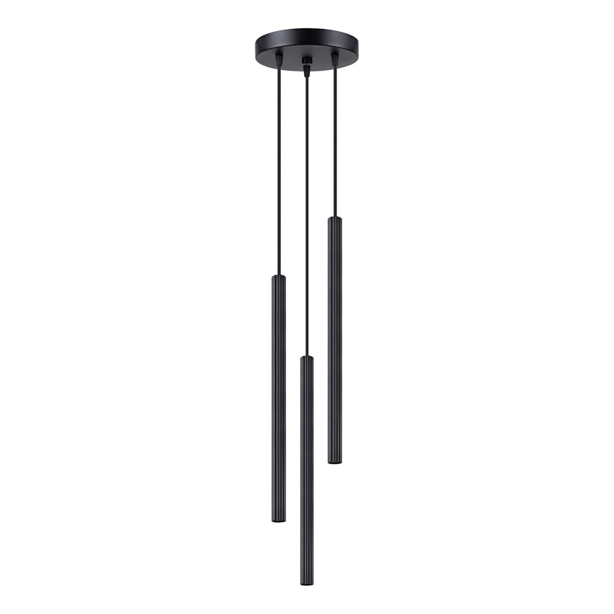 Hanglamp aan een koord ARCHE 3xG9/8W/230V zwart