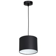 Hanglamp aan een koord ARDEN 1xE27/60W/230V diameter 18 cm zwart/wit