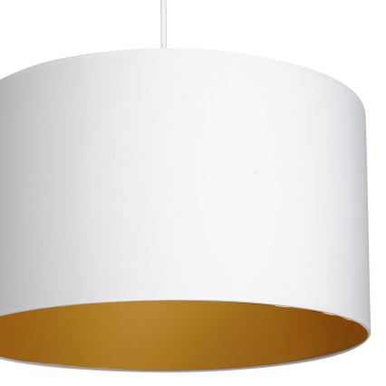 Hanglamp aan een koord ARDEN 1xE27/60W/230V diameter 40 cm wit/gouden