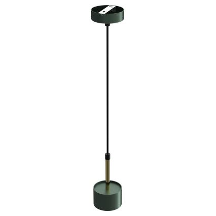 Hanglamp aan een koord ARENA 1xGX53/11W/230V groen/goud