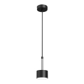 Hanglamp aan een koord ARENA 1xGX53/11W/230V zwart/chroom