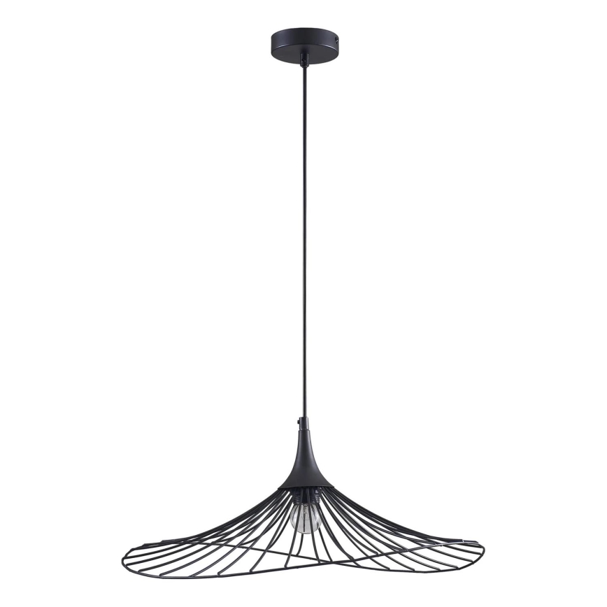 Hanglamp aan een koord ARIELLE 1xE27/20W/230V diameter 50 cm zwart