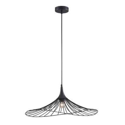 Hanglamp aan een koord ARIELLE 1xE27/20W/230V diameter 50 cm zwart