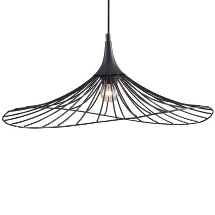 Hanglamp aan een koord ARIELLE 1xE27/20W/230V diameter 50 cm zwart