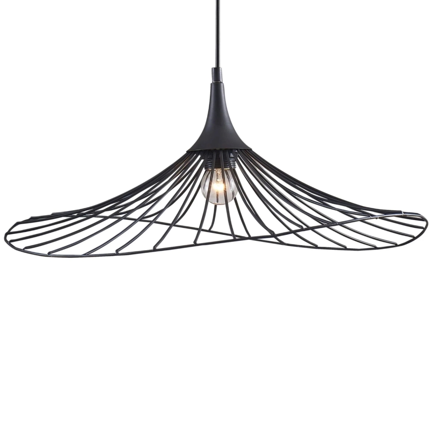 Hanglamp aan een koord ARIELLE 1xE27/20W/230V diameter 50 cm zwart