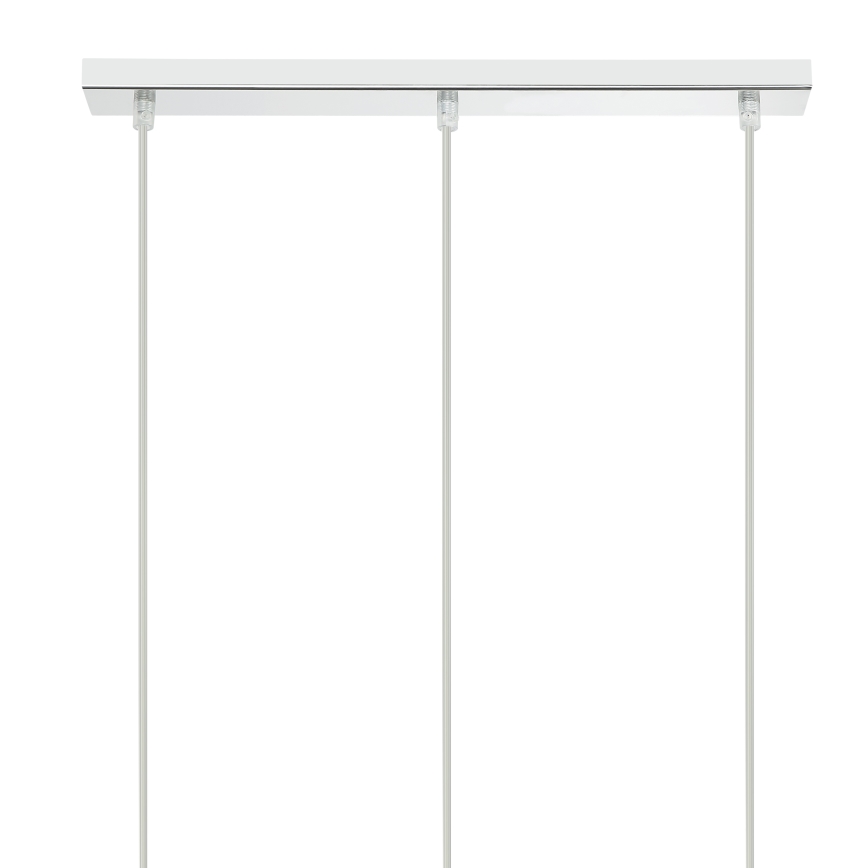 Hanglamp aan een koord ARMIN 3xGU10/10W/230V glanzend chroom