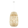 Hanglamp aan een koord ARONA 1xG9/9W/230V diameter 40 cm rotan/beige