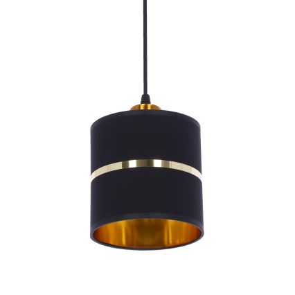 Hanglamp aan een koord ASSAM 3xE27/60W/230V zwart
