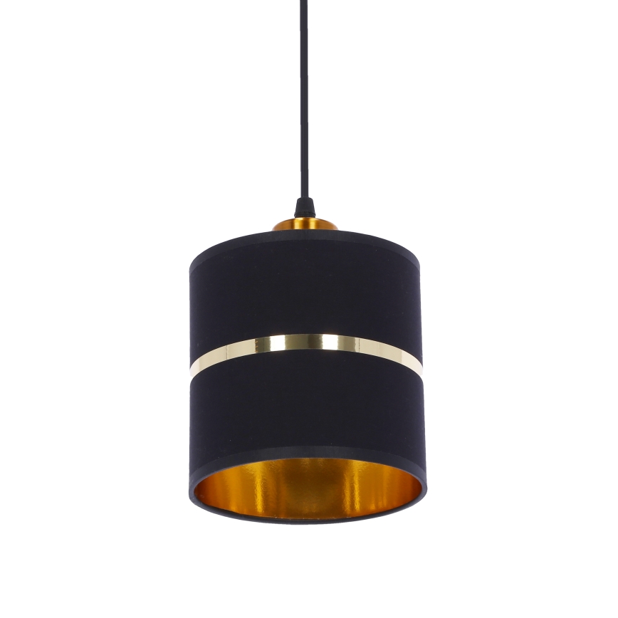 Hanglamp aan een koord ASSAM 3xE27/60W/230V zwart