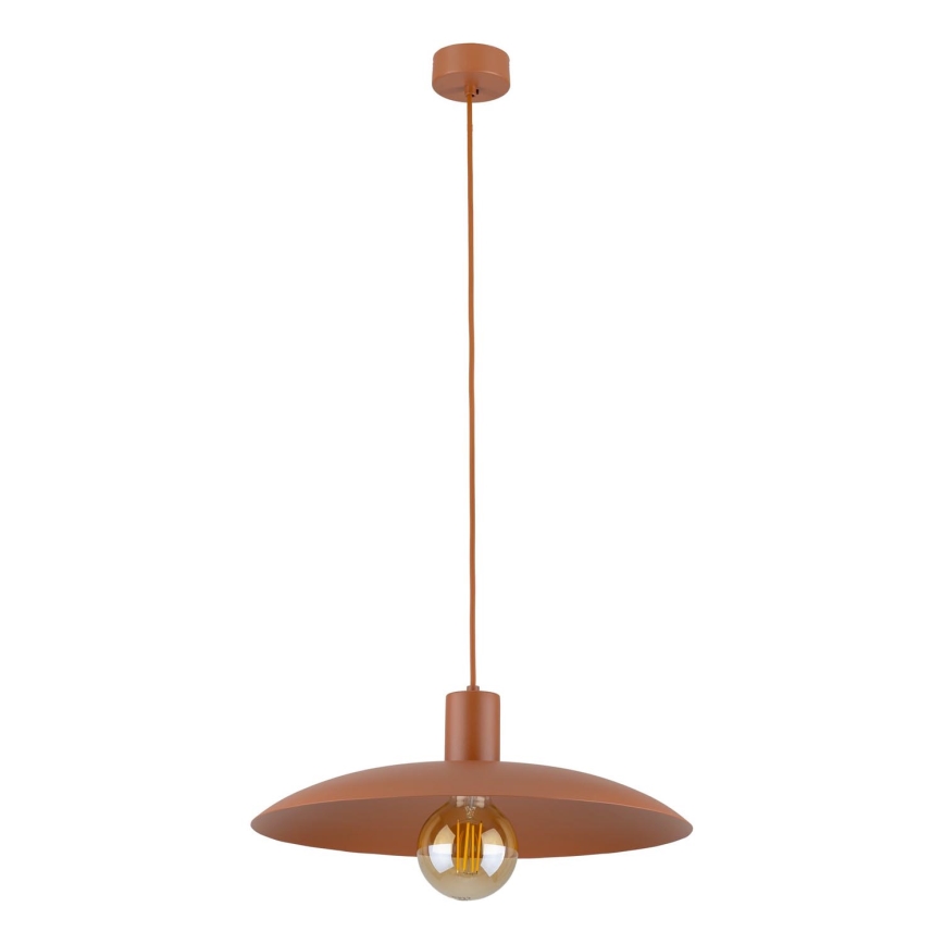Hanglamp aan een koord ASTRA 1xE27/15W/230V diameter 41 cm baksteen