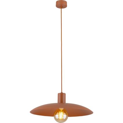 Hanglamp aan een koord ASTRA 1xE27/15W/230V diameter 41 cm baksteen
