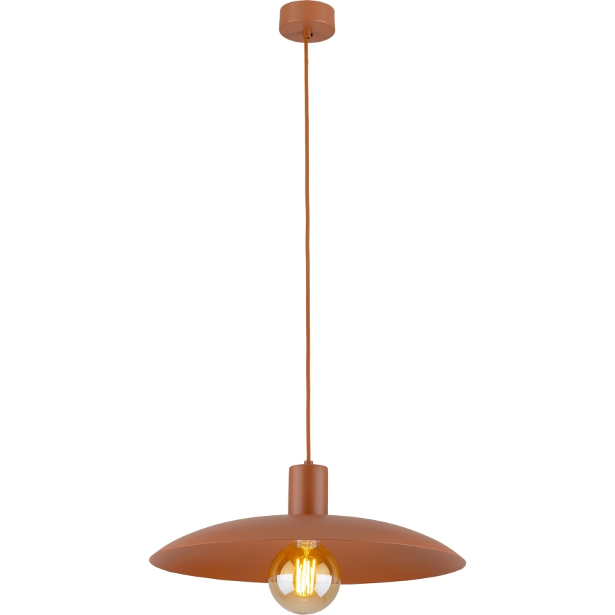 Hanglamp aan een koord ASTRA 1xE27/15W/230V diameter 41 cm baksteen