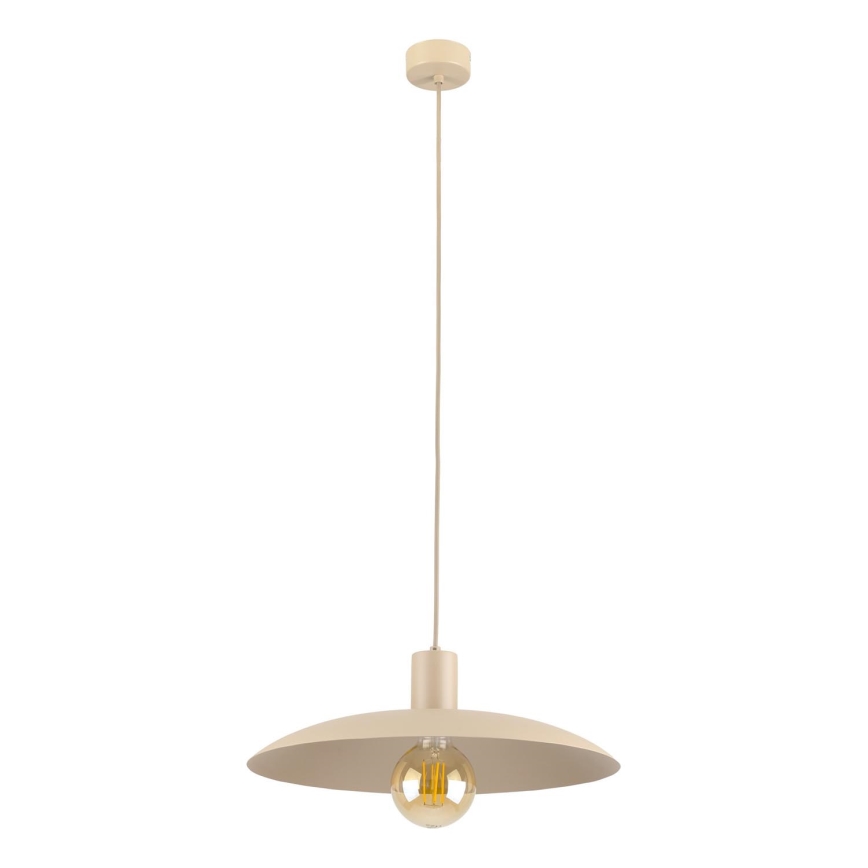 Hanglamp aan een koord ASTRA 1xE27/15W/230V diameter 41 cm beige
