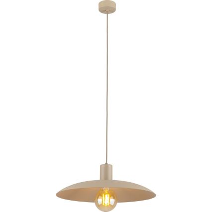 Hanglamp aan een koord ASTRA 1xE27/15W/230V diameter 41 cm beige