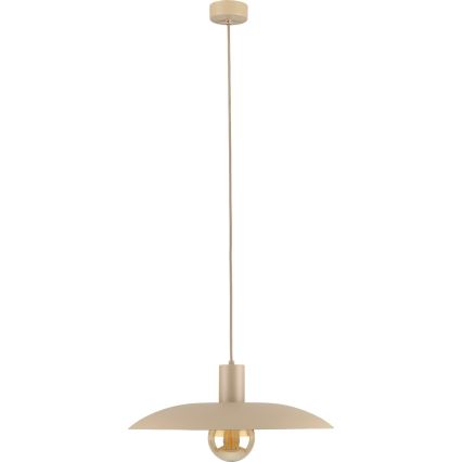 Hanglamp aan een koord ASTRA 1xE27/15W/230V diameter 41 cm beige