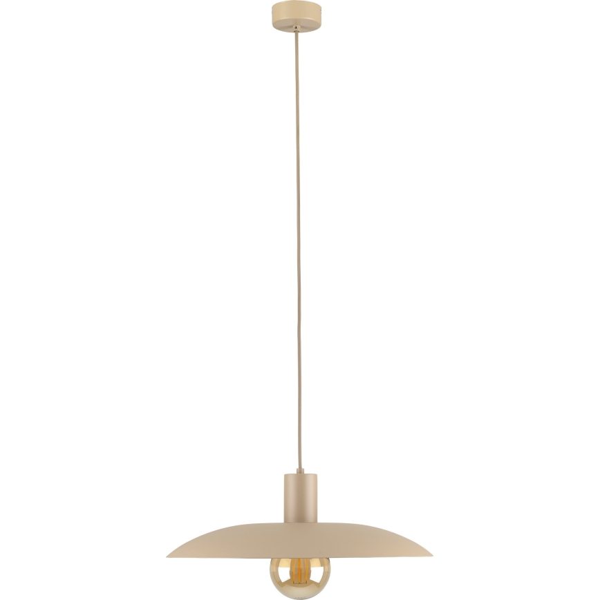 Hanglamp aan een koord ASTRA 1xE27/15W/230V diameter 41 cm beige