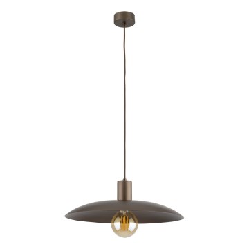 Hanglamp aan een koord ASTRA 1xE27/15W/230V diameter 41 cm bruin
