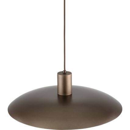 Hanglamp aan een koord ASTRA 1xE27/15W/230V diameter 41 cm bruin