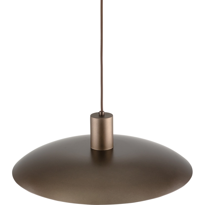 Hanglamp aan een koord ASTRA 1xE27/15W/230V diameter 41 cm bruin