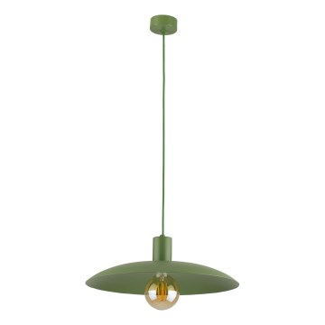Hanglamp aan een koord ASTRA 1xE27/15W/230V diameter 41 cm groen
