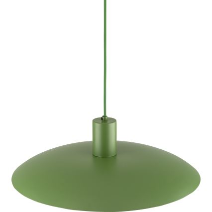 Hanglamp aan een koord ASTRA 1xE27/15W/230V diameter 41 cm groen