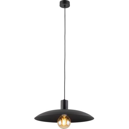 Hanglamp aan een koord ASTRA 1xE27/15W/230V diameter 41 cm zwart