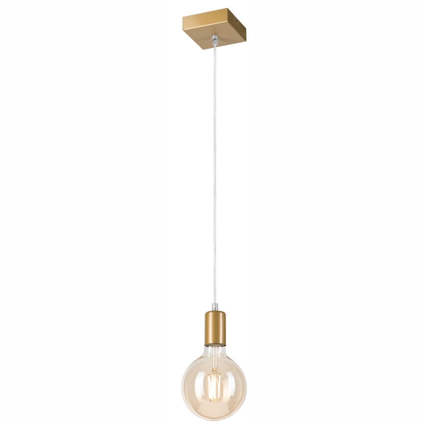 Hanglamp aan een koord ASTRID 1xE27/60W/230V goud