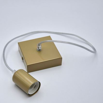 Hanglamp aan een koord ASTRID 1xE27/60W/230V goud