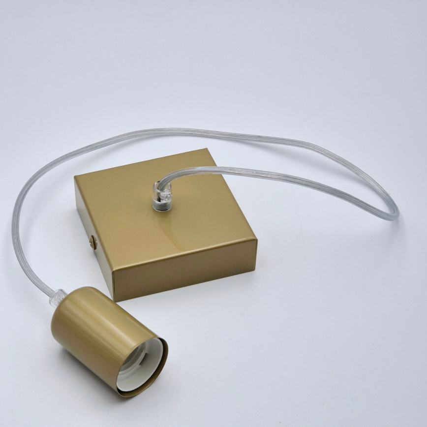 Hanglamp aan een koord ASTRID 1xE27/60W/230V goud