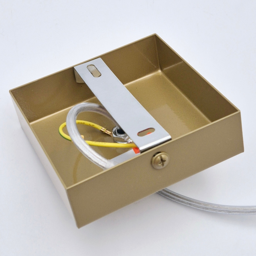 Hanglamp aan een koord ASTRID 1xE27/60W/230V goud