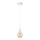 Hanglamp aan een koord ASTRID 1xE27/60W/230V wit