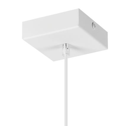 Hanglamp aan een koord ASTRID 1xE27/60W/230V wit