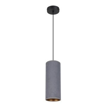 Hanglamp aan een koord AVALO 1xE27/60W/230V grijs