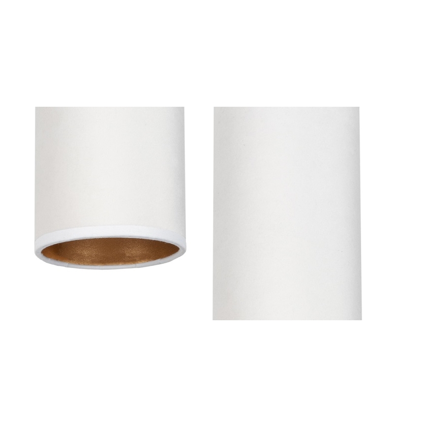 Hanglamp aan een koord AVALO 1xE27/60W/230V wit