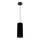 Hanglamp aan een koord AVALO 1xE27/60W/230V zwart