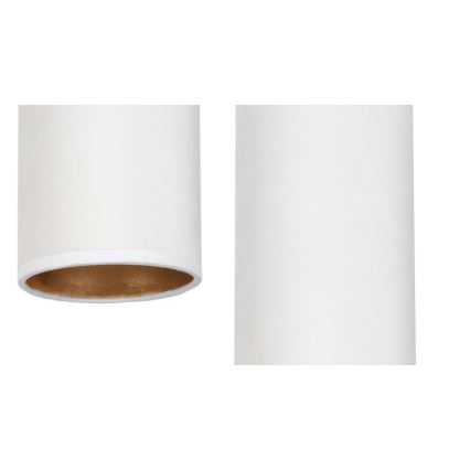 Hanglamp aan een koord AVALO 2xE27/60W/230V spin wit/koper