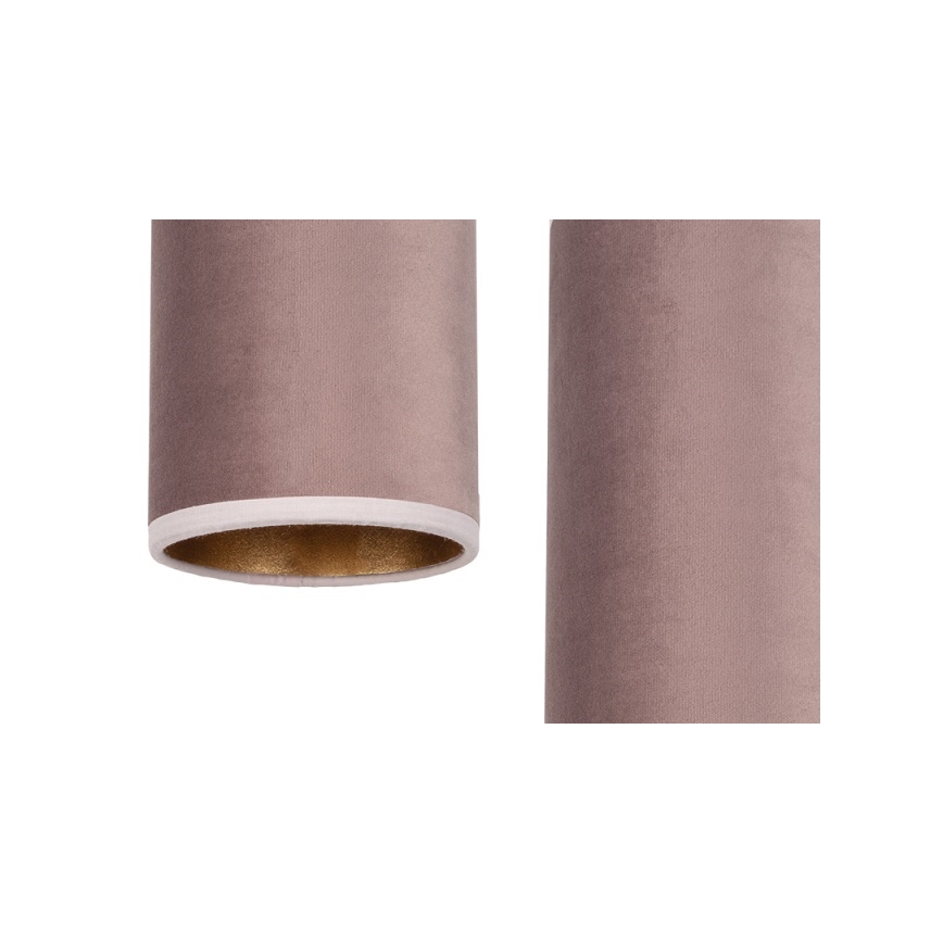 Hanglamp aan een koord AVALO 3xE27/60W/230V diameter 35 cm roze