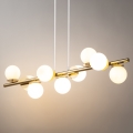 Hanglamp aan een koord AVOLA 9xG9/12W/230V goud