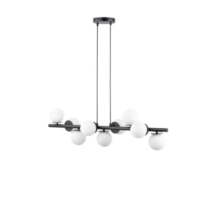 Hanglamp aan een koord AVOLA 9xG9/12W/230V zwart