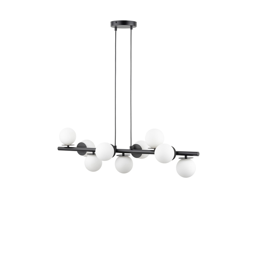 Hanglamp aan een koord AVOLA 9xG9/12W/230V zwart