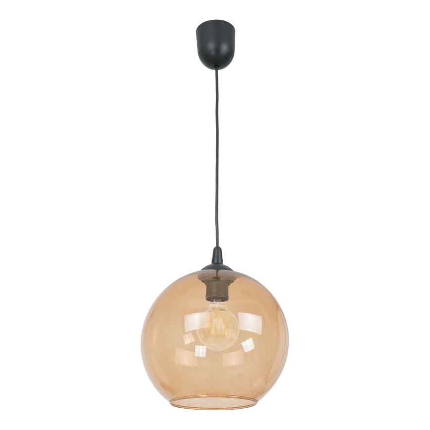 Hanglamp aan een koord BALL 1xE27/60W/230V diameter 25 cm beige
