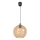 Hanglamp aan een koord BALL 1xE27/60W/230V diameter 25 cm beige