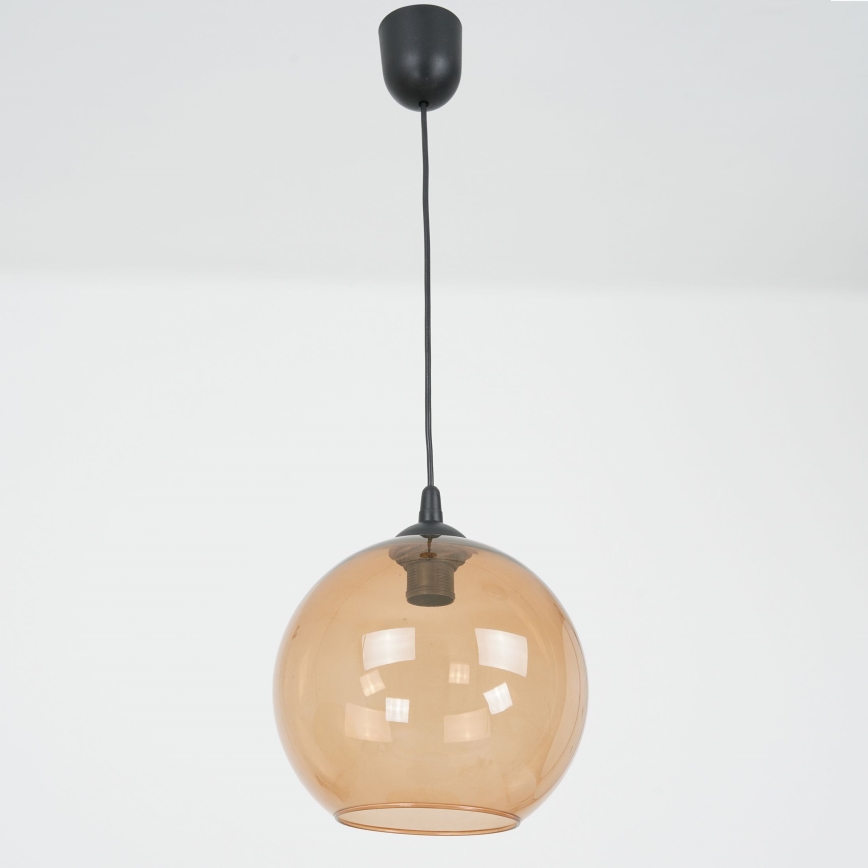 Hanglamp aan een koord BALL 1xE27/60W/230V diameter 25 cm beige