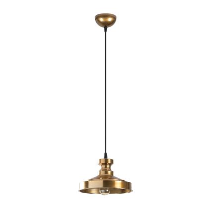 Hanglamp aan een koord BERCESTE 1xE27/40W/230V goud