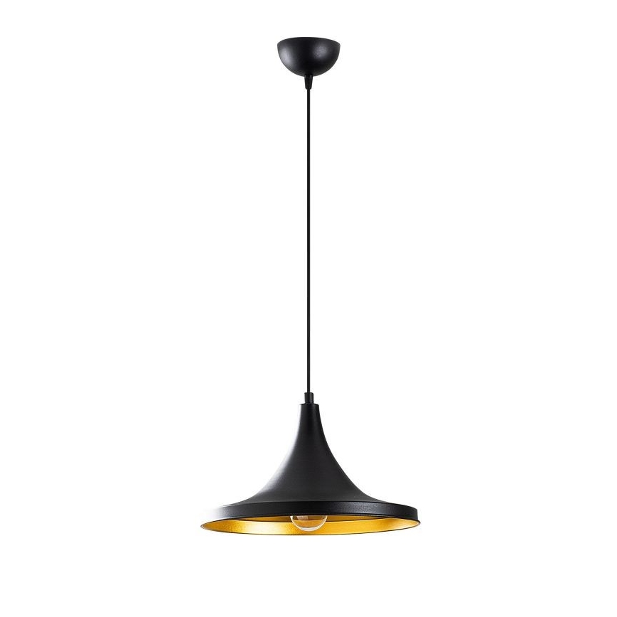 Hanglamp aan een koord BERCESTE 1xE27/40W/230V zwart