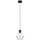 Hanglamp aan een koord BERGEN 1xE27/60W/230V zwart/glanzend chroom 