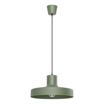 Hanglamp aan een koord BILO 1xE27/15W/230V diameter 35 cm groen