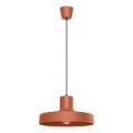 Hanglamp aan een koord BILO 1xE27/15W/230V diameter 35 cm oranje